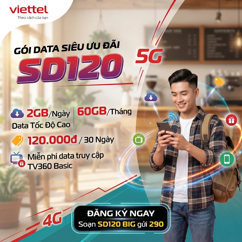 Gói SD120 Viettel
