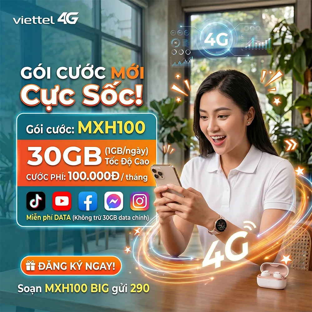 Gói MXH100 Viettel