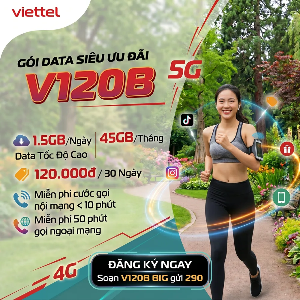 Gói V120B Viettel