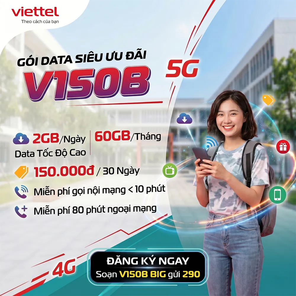 Gói V150B Viettel