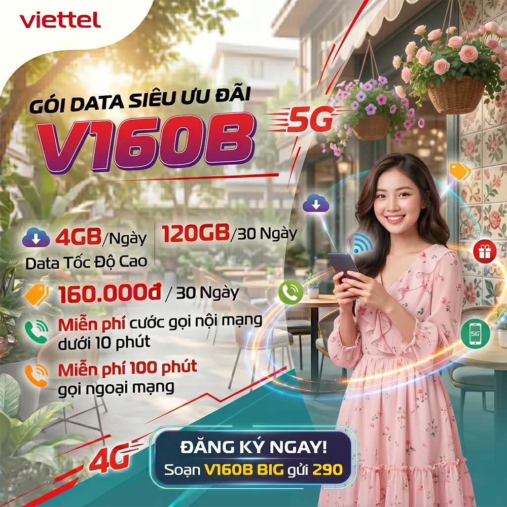Gói V160B Viettel